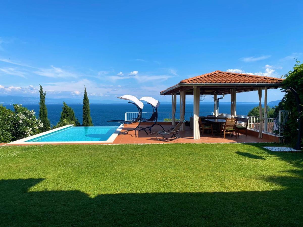 Villa Lovran - 150M To The Beach - Infinity Pool - Incredible Sea View - Fitness Room Exterior foto