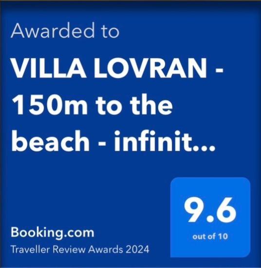Villa Lovran - 150M To The Beach - Infinity Pool - Incredible Sea View - Fitness Room Exterior foto